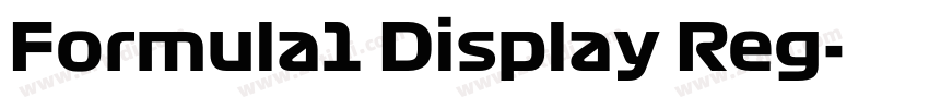 Formula1 Display Reg字体转换 Formula1 Display Reg字体转换
